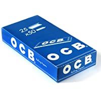 Los mejores  - OCB – Papel para Liar Cigarrillos Azul 25 librillos de 50 Papeles Cada